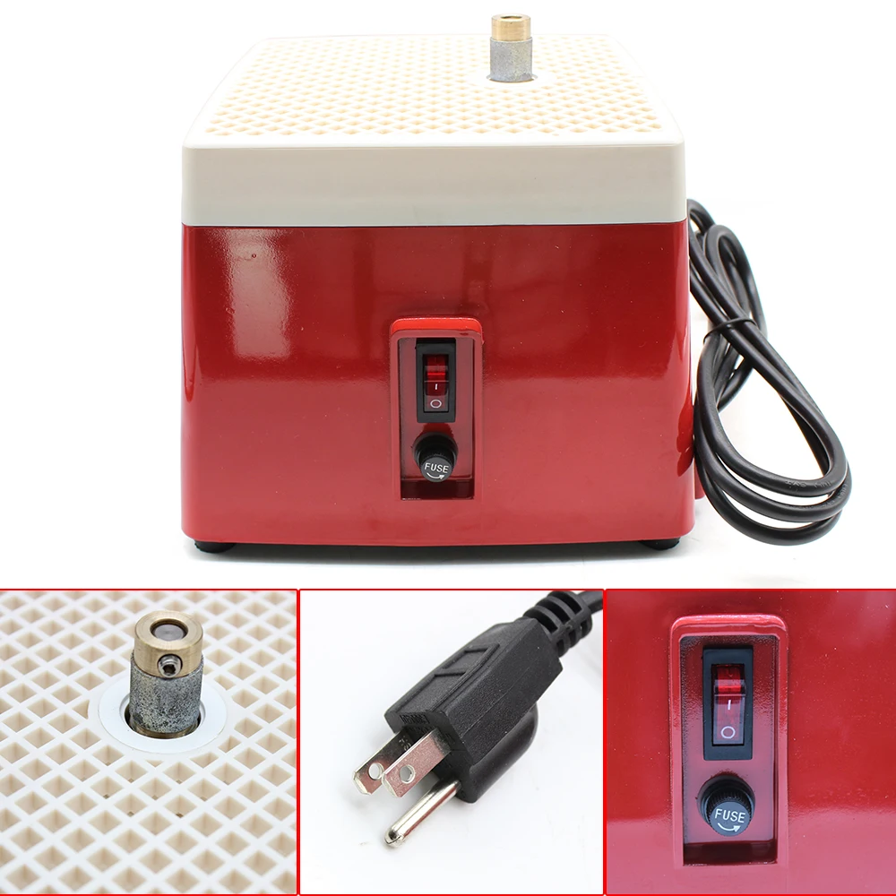 220V Mini Portable Stained Grinder 65 W Diamond Glass Art Grinding Tools Blue with MCBL58 Grinding Wheel 5