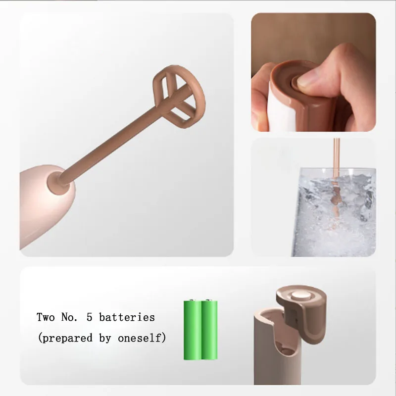 Handheld milk powder mixing stick, baby milk powder mixing without clumping household small electric mixer