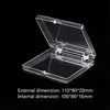 Acrylic Transparent Box Lid Jewelry Candy Storage Box Badge Commemorative Coin Storage Box Personal Postcard Box Home Accessory 4