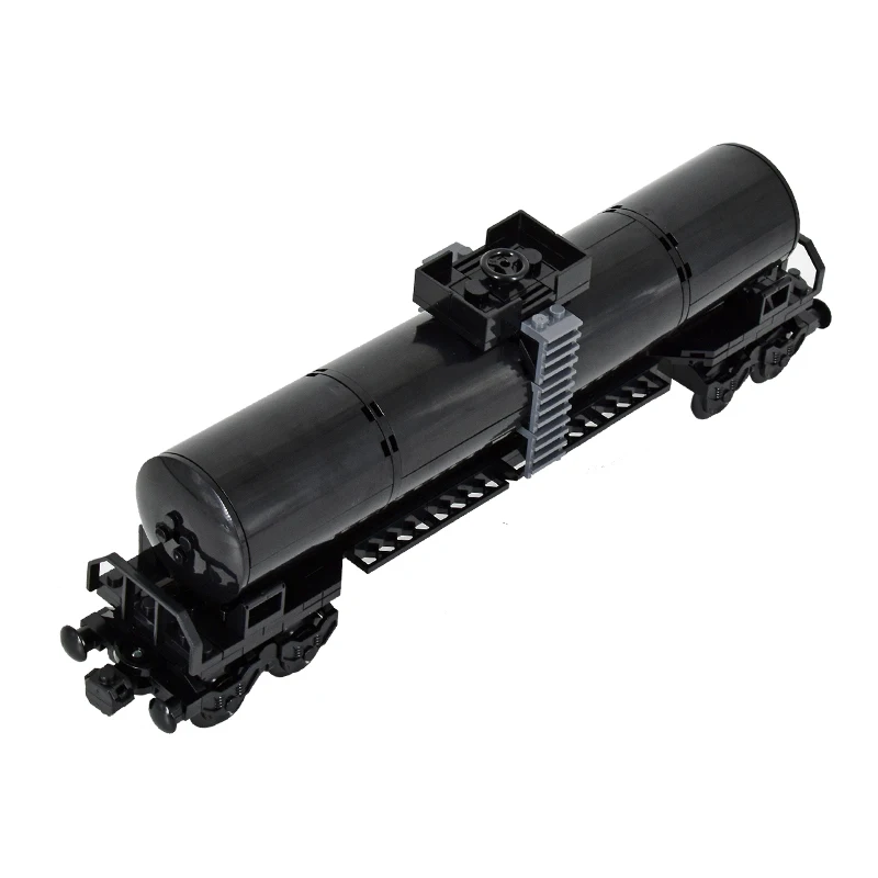 MOC Creative Expert Ideas City Printed Tank Car Express Bricks Building Blocks DIY Toys for children gift 2