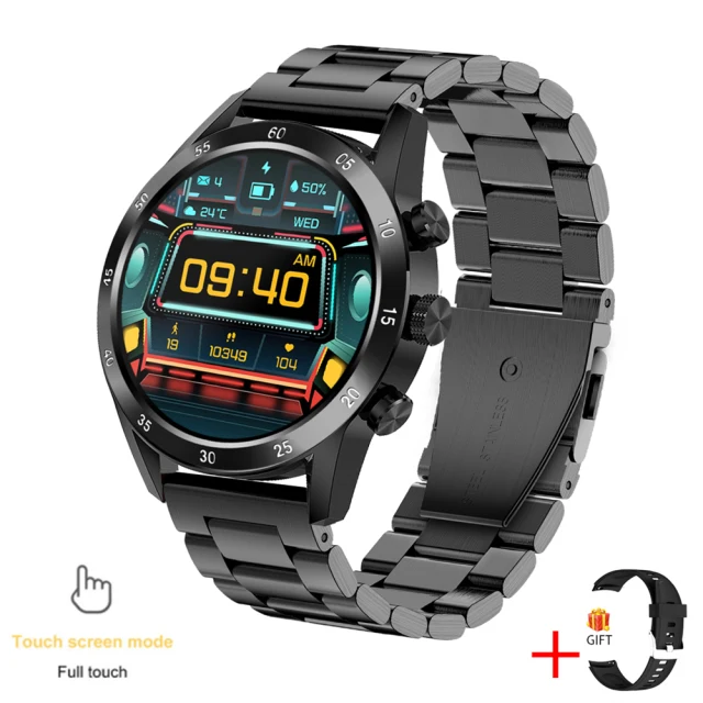 2022 Smart Watch Men Bluetooth Call Custom Dial Full Touch Screen Waterproof Smartwatch Sport Fitness Tracker Watch For Men 