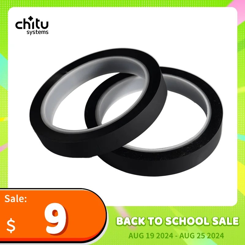 15mm50MBlackMaskingShadingTapeBorderTapeForElegooMarsPhoton