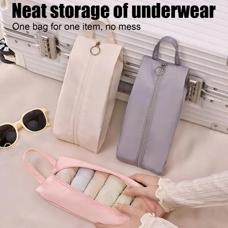 Underwear Travel Organizer Underwear Packing Cubes Storage Bag Women Cosmetic Stuff Washing Bag Portable Clothes Organizer Pouch 3