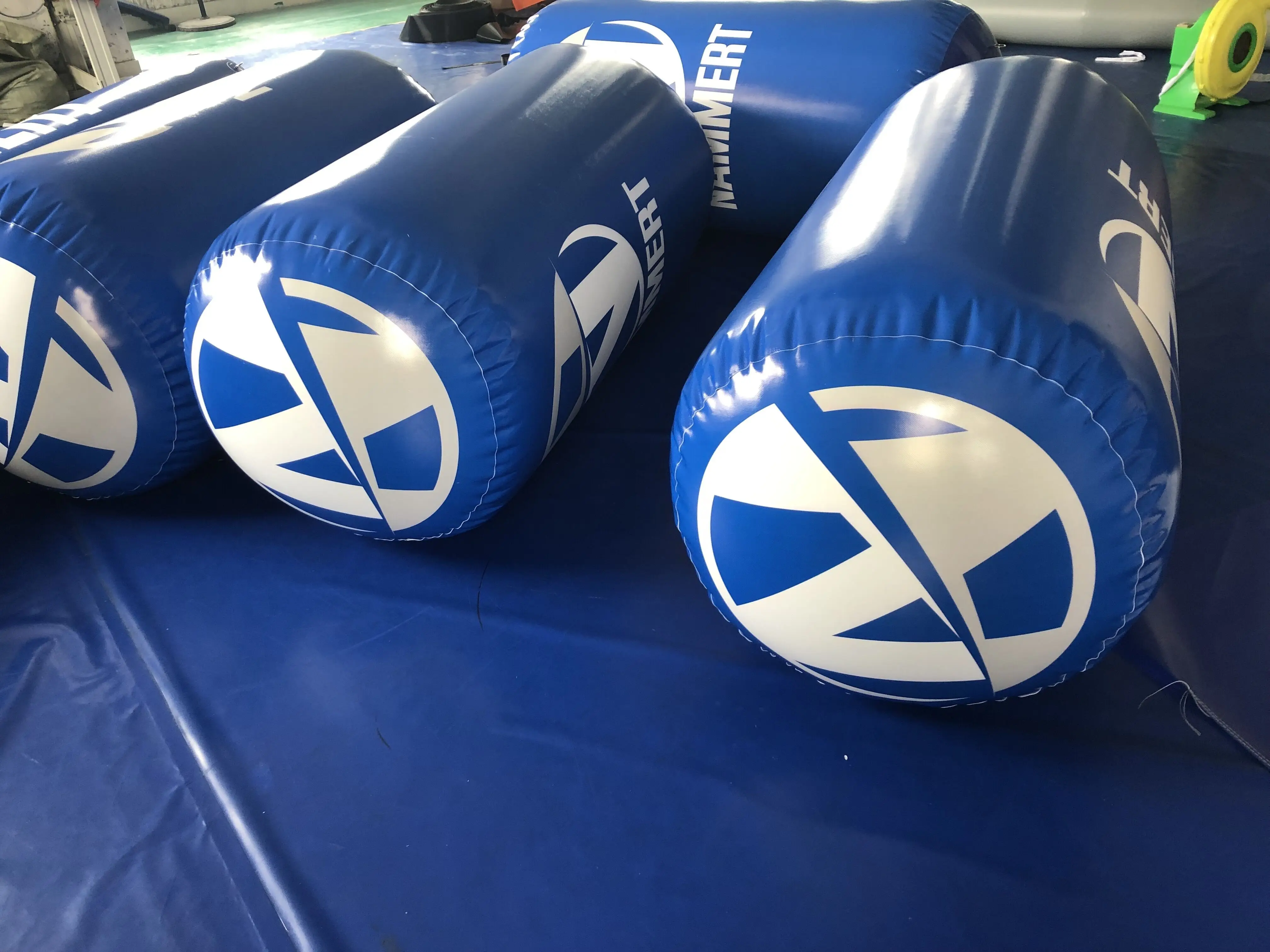 PVC Inflatable Water Cylindrical Buoy Marker Sailboat Event Air Buoys
