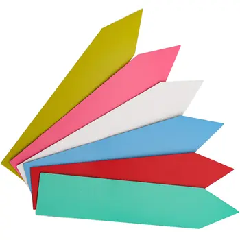 100 pezzi 4 pollici etichette nome pianta in plastica per piantine etichette da giardino pennarelli etichette per piante vivaio etichette per semi per offerte di giardinaggio 1