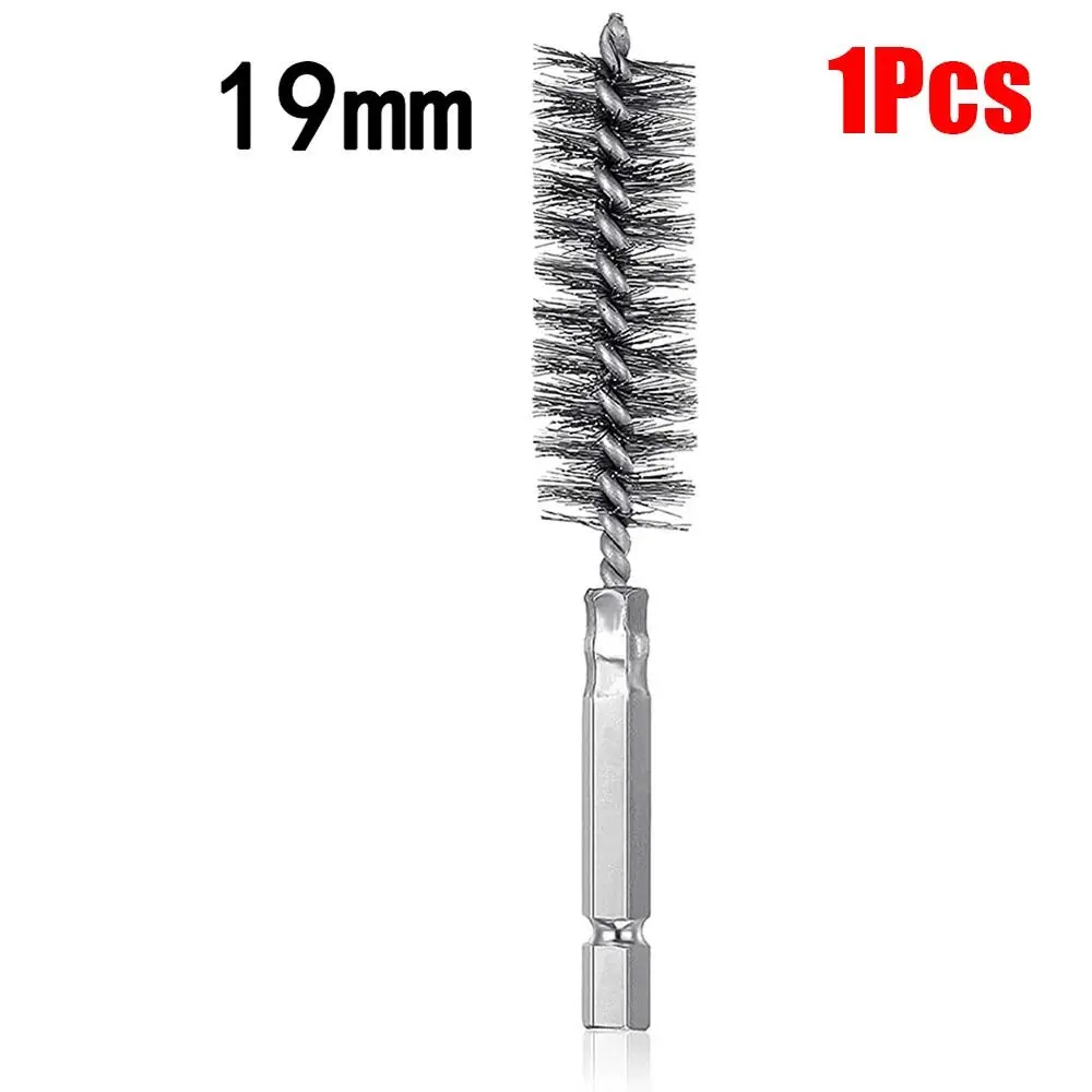Spazzola Per Fori In Nylon - Diametro 19mm, Per Trapano E Smerigliatrice