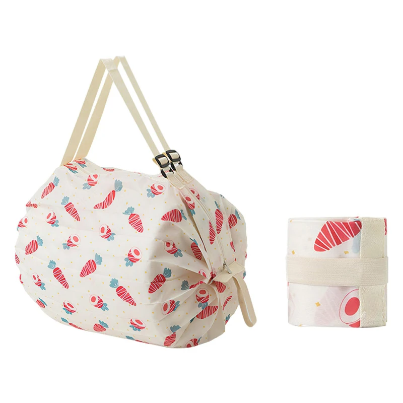 Camouflage Foldable Nylon Shopping and Travel Bag with Handle