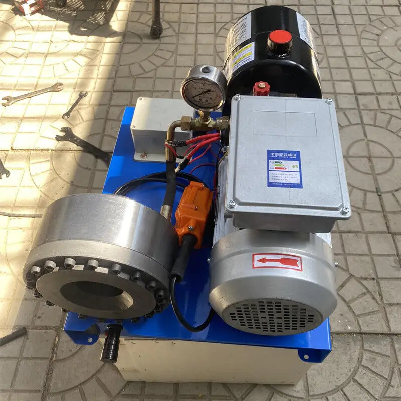 crimping machine for pressing hydraulic hoses and fittings portable manual 1/4-1" hydraulic hose crimping tool 3