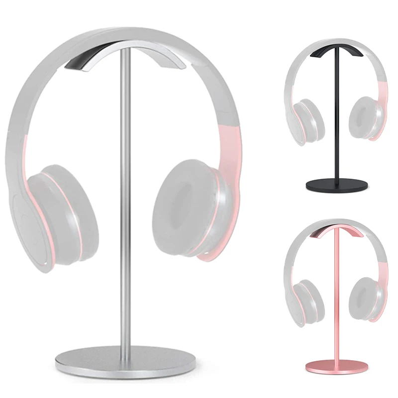 

Держатель для гарнитуры, подставка для гарнитуры из алюминиевого сплава, Настольная стойка для наушников для дома и офиса