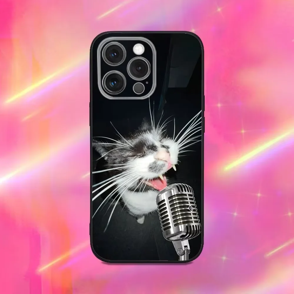 Lustige Niedliche Katzen-Handyhülle für iPhone 17 Air 16 e 15 14 13 12 11 Pro Max Plus Mini SE 2020 2022 Funda Coque – Detail 9