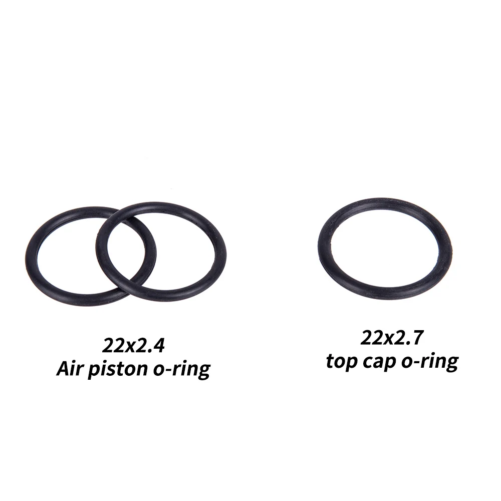 High-Performance Bicycle Fork Repair Kit - Air Piston, O-rings, Wiper & Dust Seals, Foam Washers