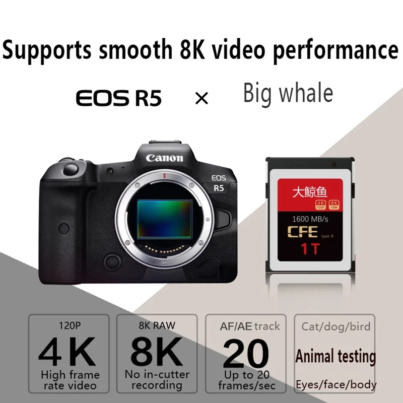  CFexpress ޸ ī, XQD ׷̵ ī, R5 8K ڵ CFE ī , Z6, Z7, D6, 1TB, 512GB, 256GB, 128GB