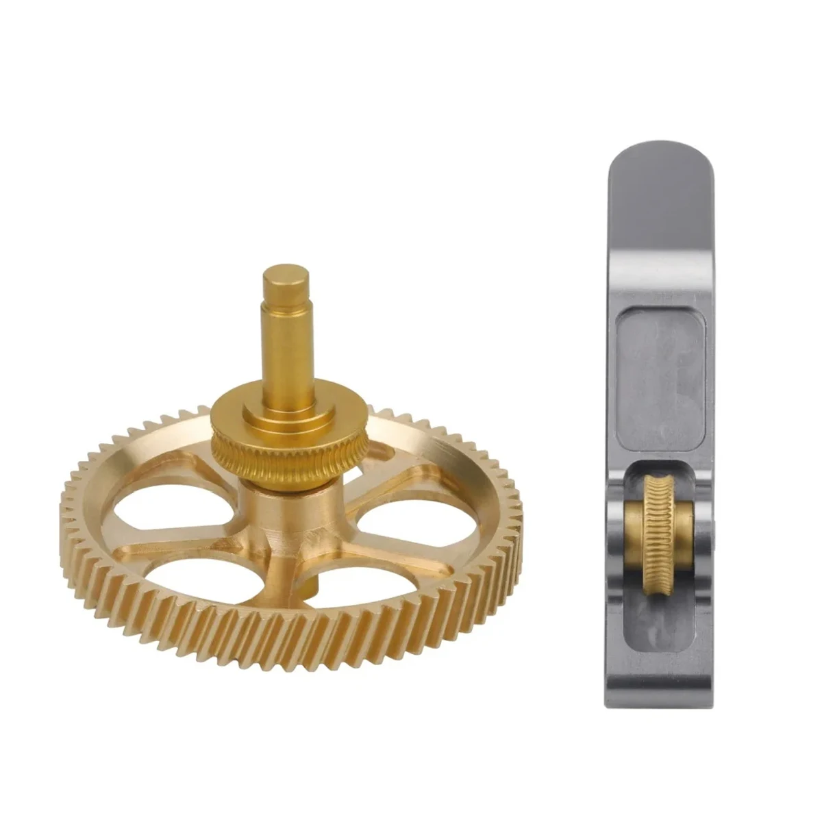Upgrade des Ganzmetall-Extruder-Getriebesatzs für Bambu Lab A1/A1mini Claw Gear RNC Nano-beschichtetes Schrägverzahnung aus gehärtetem Stahl, verschleißfest