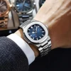 POEDAGAR Fashion Square Dial Quartz Watch for Men Stainless Steel Waterproof Luminous Date Mens Watches Top Brand Luxury Clock 5