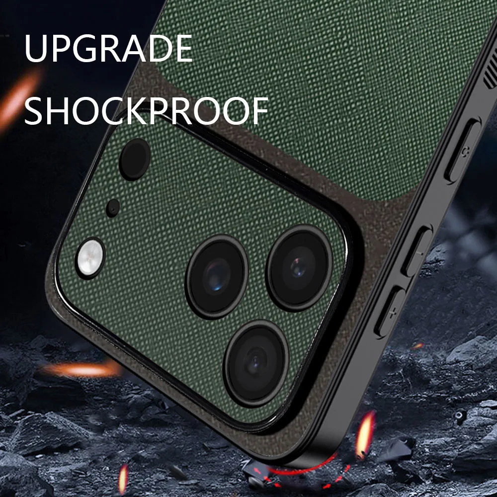 Luxury PU Leather Shockproof Phone Cover in Ultra Silicone