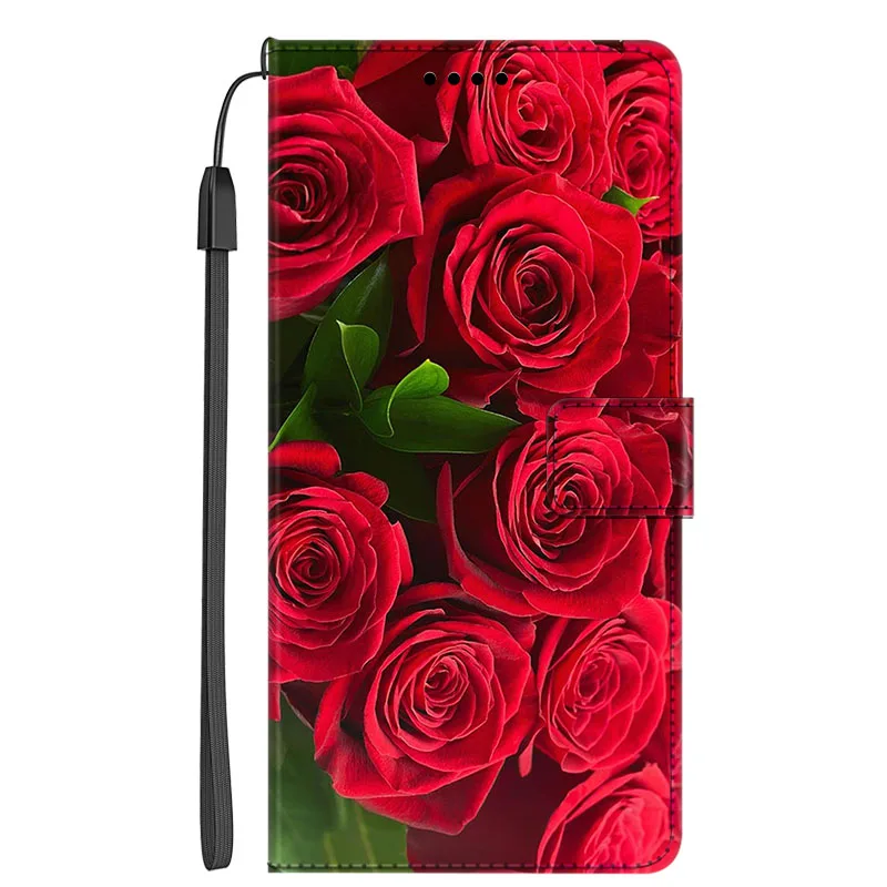 Magnetic Leather Flip Wallet Phone Case - Premium Book Cover Design