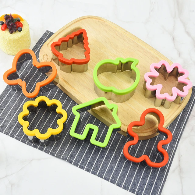 DIY Sandwich Cutter Set for Kids Animal Dinosaur Star Heart Food Stainless  Steel Bread Mould Metal Forms Cookie Cutters Mold - AliExpress
