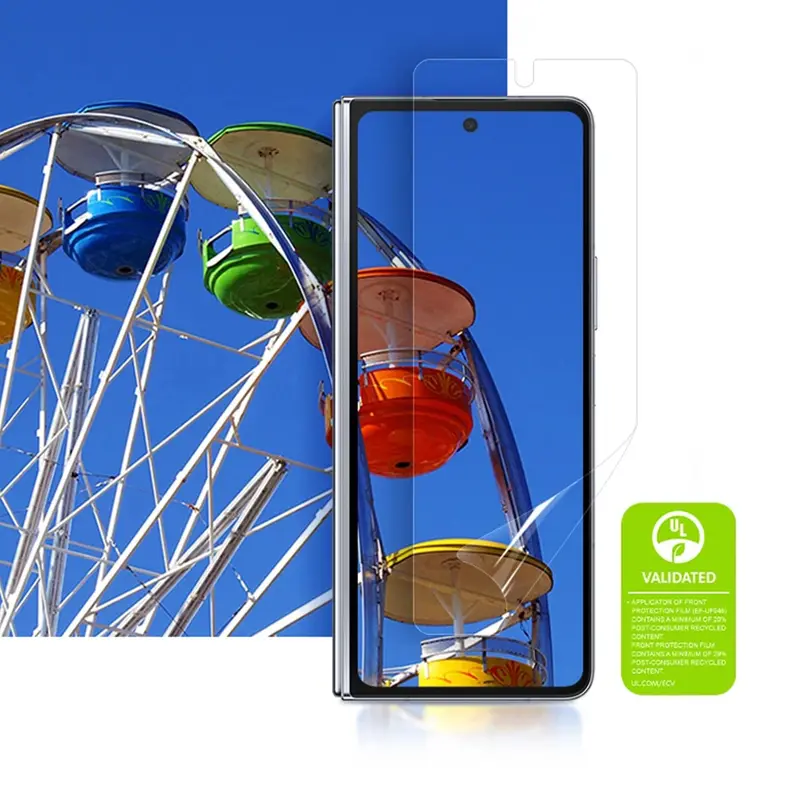 Original Samsung genuine for Galaxy Z Fold 5 Z Fold5 film 2PCS (external liquid crystal protection) Z Fold 5 screen protector - Image 5