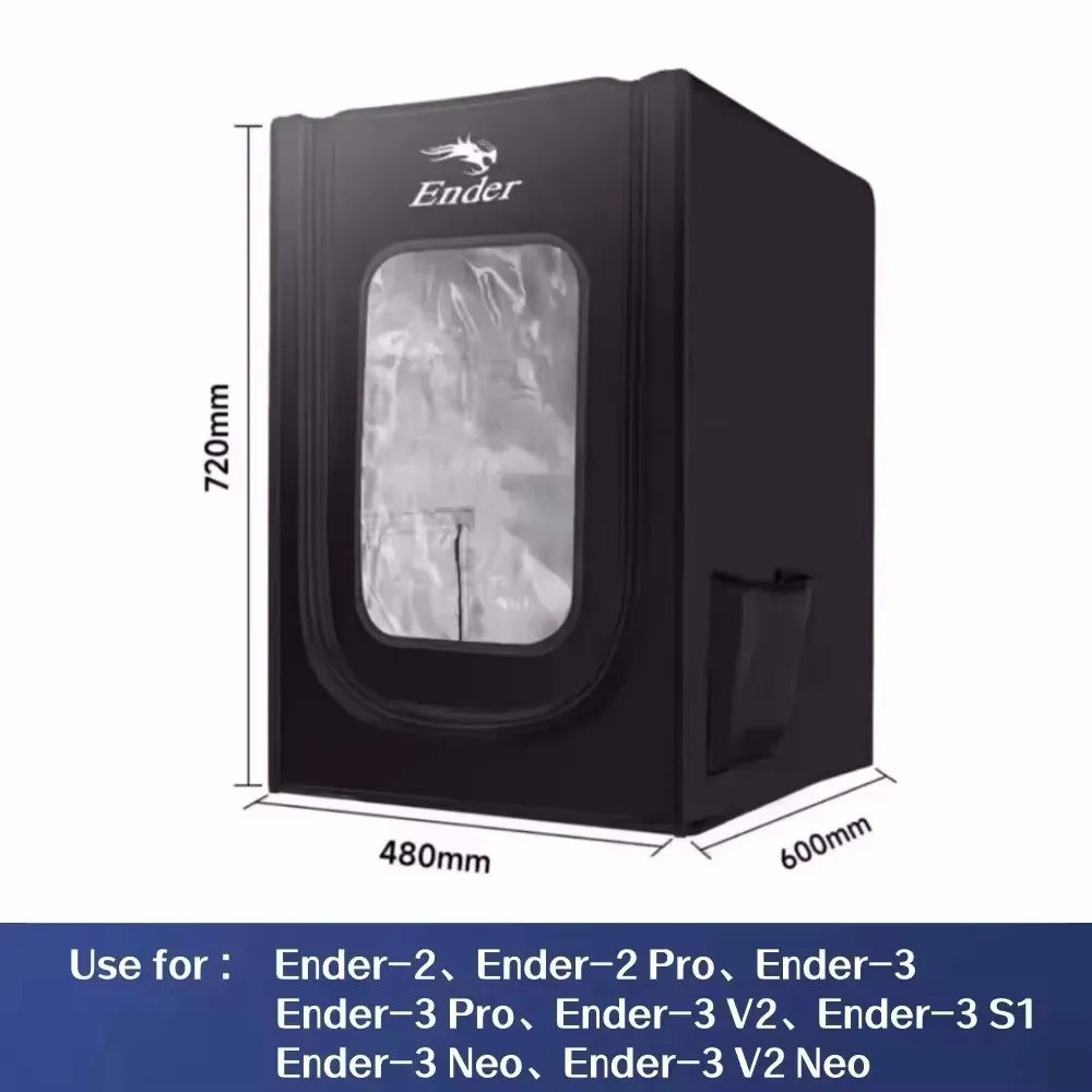 Creality-ender 3 3Dプリンターエンクロージャー,耐火,防塵,一定