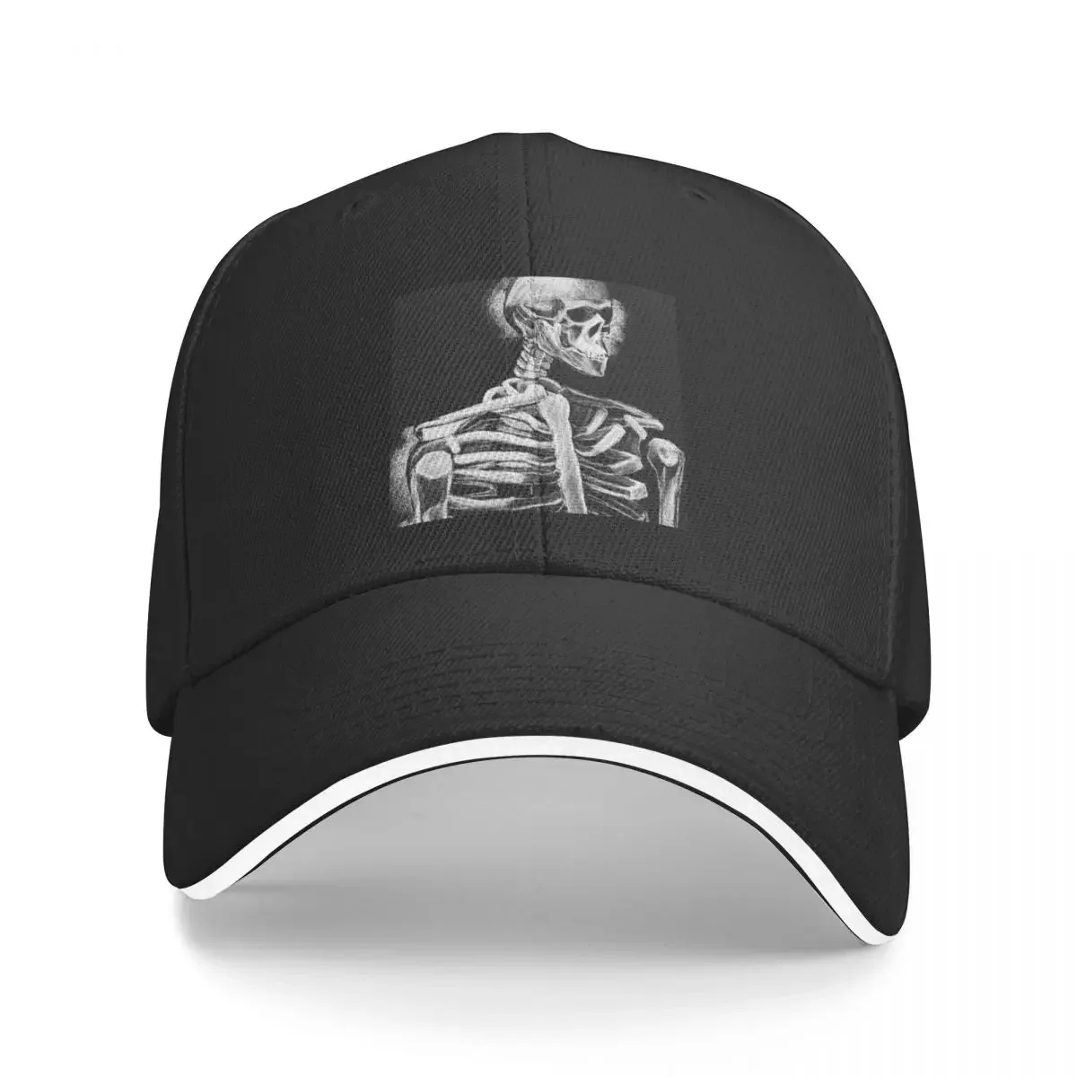 

Chalk Skeleton Baseball Cap funny hat Luxury Hat Hat Beach dad Luxury Woman Men's