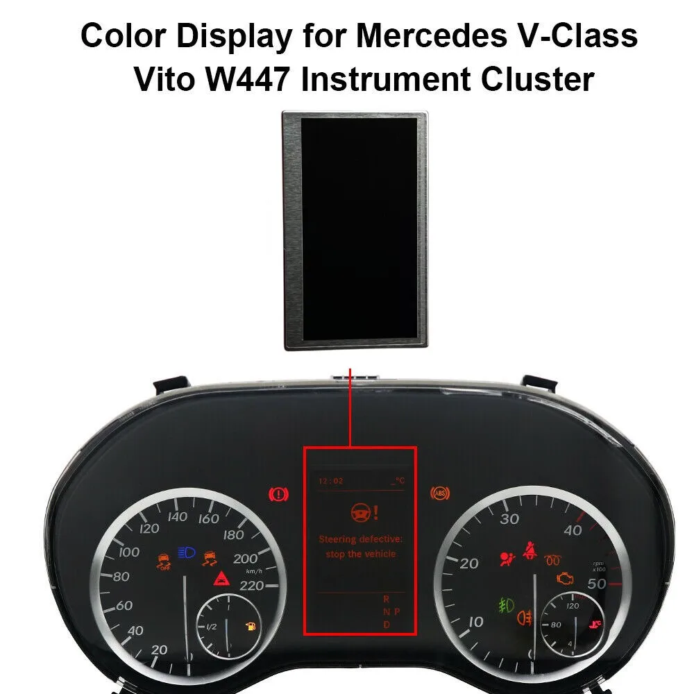 lcd Color Display for Mercedes VClass Vito W447 Speedo Dashboard