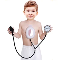 Child Pectus Excavatum Vacuum Bell -Kids Pectus Excavatum Orthosis Brace,Physical Correction,Washable,with Pressure Gauge 1