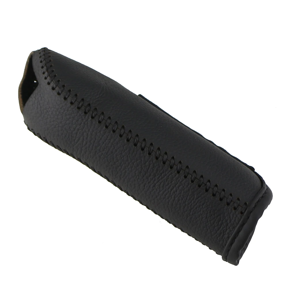 Genuine Leather Car Gear Handbrake Cover hand brake cover for Ford Focus 2 3 4 MK2 MK3 MK4 Fiesta Ecosport Mondeo Fusion Kuga Escape Accessories