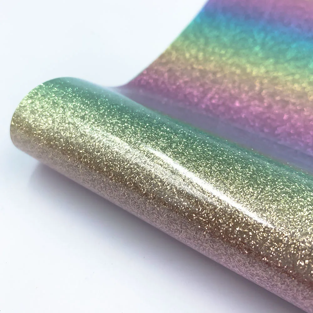 Vibrant Glitter Heat Transfer Vinyl for DIY T-Shirts and Gifts - 38 Assorted Colors