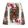 QUEEN OF HEARTS PLAYING CARDS ARTWORK Mini Skirt skirt skirt new in clothes 5
