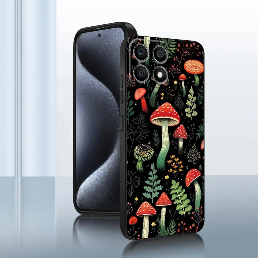 Cartoon Mushroom Soft Shell Smartphone Case
