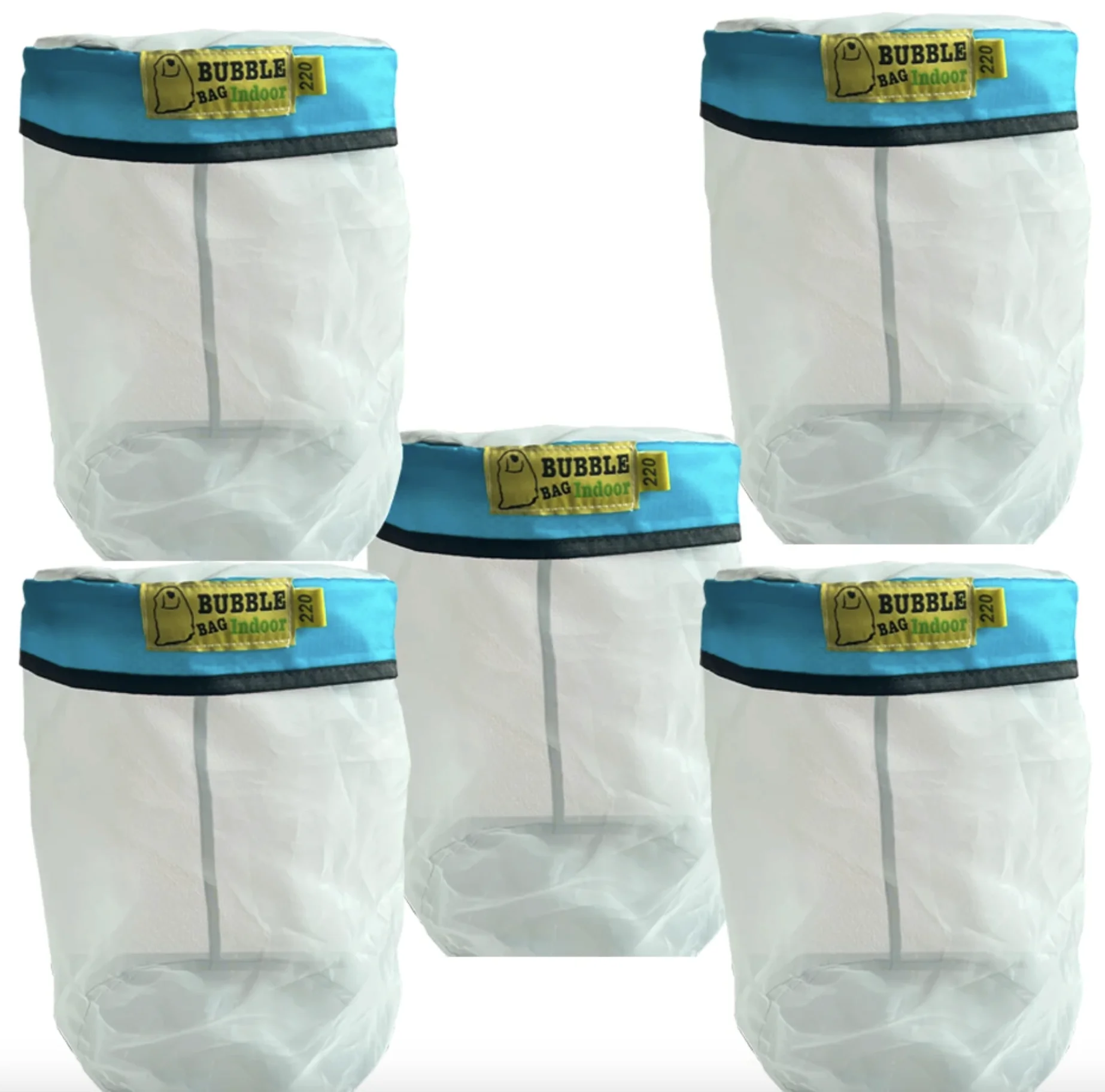 All Mesh Bubble Bags 220 Micron Zipper Bags 3gallon Bubble Washing Machine Bag 6
