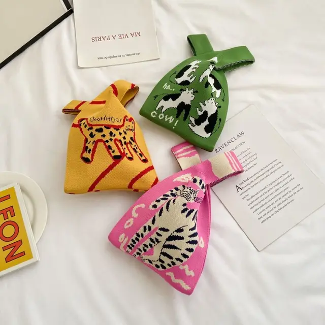 Borsa Tote In Maglia Per Donna - Riutilizzabile, Leggera E Portatile - Foto 10