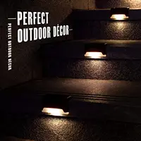 1PC LED Solar Stair Light Waterproof Outdoor Garden Passage Courtyard Terrace Guardrail Step Light Landscape Light 1