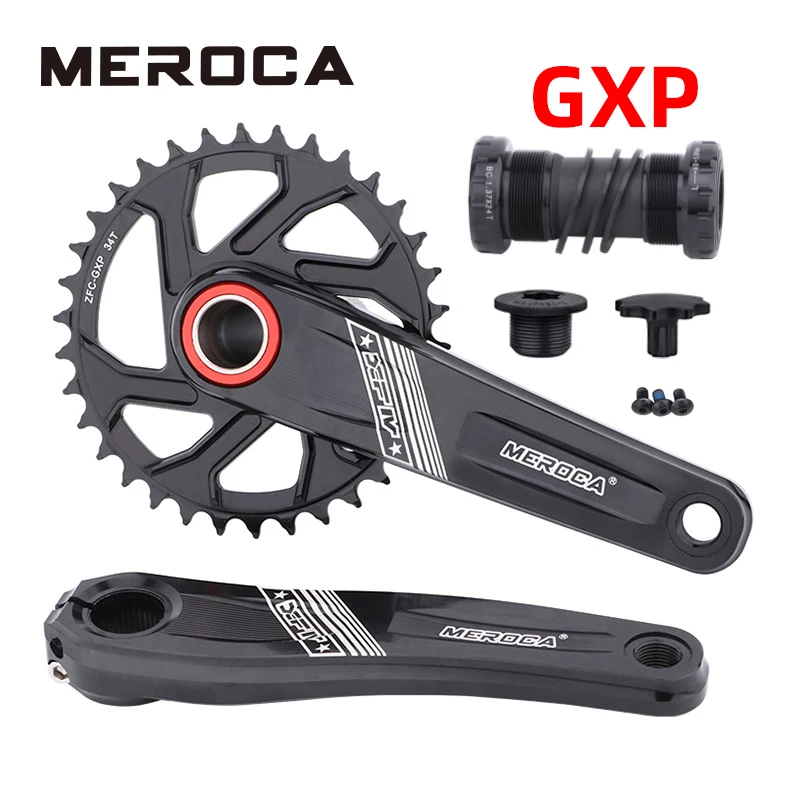 Коленчатая звезда MEROCA для велосипеда SRAM 170 мм GXP узкая широкая 32 34 36 38T коленчатая