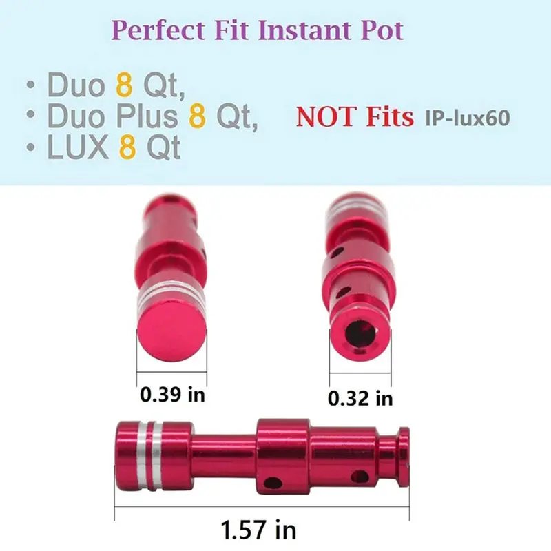 Float Valve Instant Pot Duo Red Ring Pcs Durable Steam Release