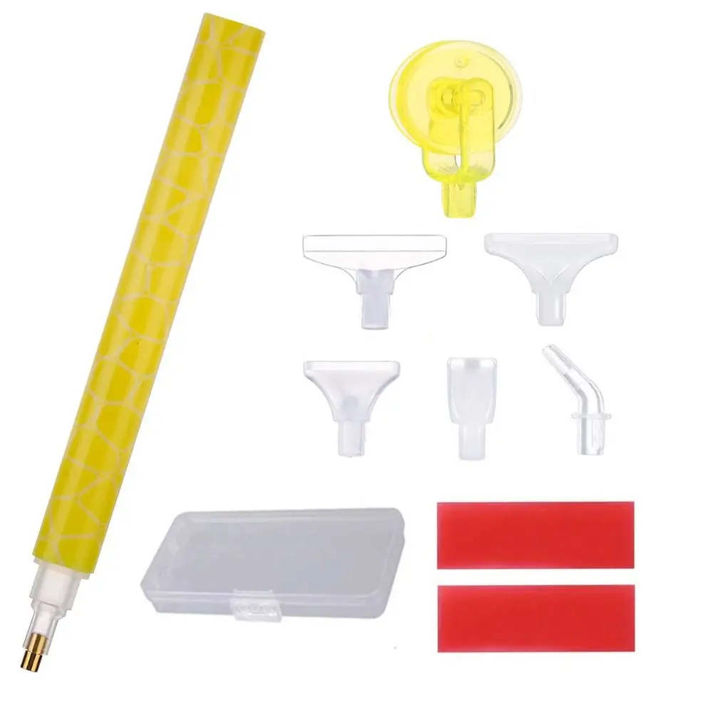 Diamond Painting Accessories Diamond Painting Pen 1 Set 5D Diamond Painting Tool Replacement Pen Heads Point Drill Pens Glue Clay Roller