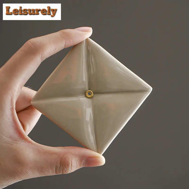 Square Incense Holder Mist Smoking Steamers Incense Burners Aromatherapy Scented Aromatic Candles Censer Tea Items Decoration