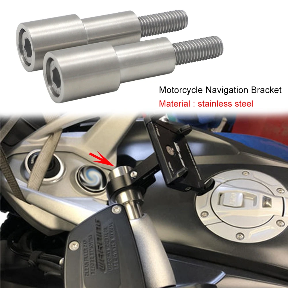 MZNBY Moto del Telefono del Basamento di Navigazione Maniglia Asta di Prolunga per BMW K1600GT K1600GTL K1600 GT GTL 2014-2020 2015 2016 2017 2018 2019 Accessori (Color : 1 piece-K1600B