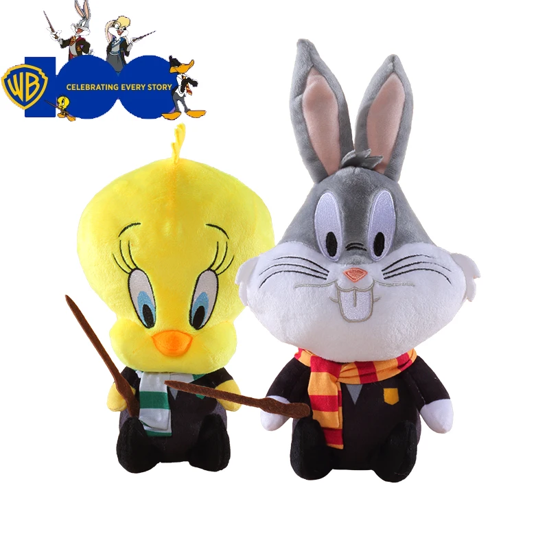 Warner 100Th Anniversario Carino 20Cm Looney Tunes Peluche Cosplay Harry Potter Magic Dress Up Bugs Bunny Trudy Bambole Di Peluche