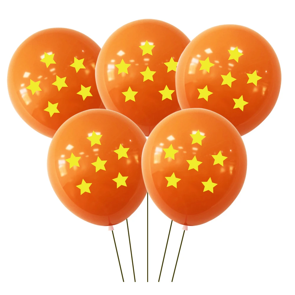 Decoración de fiesta temática de Dragon Ball para niños, globos de látex  con estampado de Goku, 4 piezas| | - AliExpress