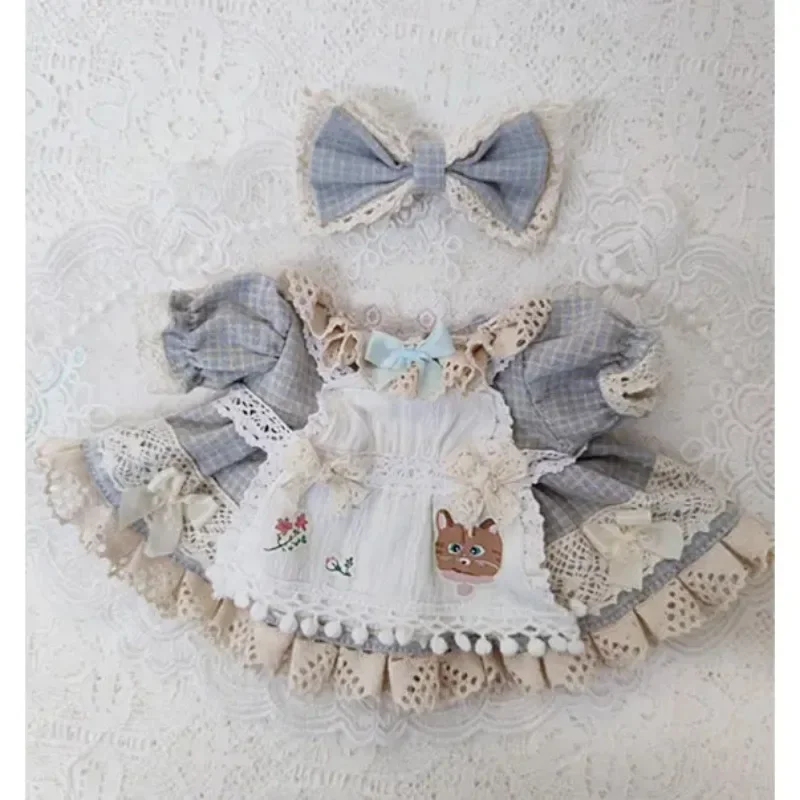 20cm cotton doll clothes without attributes, Monet Spring Doll set in stock 6