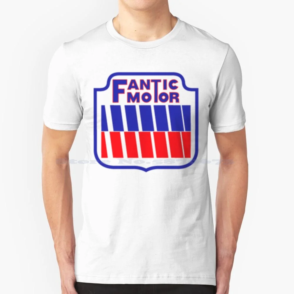 Retro Fantic Dirtbike Logo T-Shirt Classica T-Shirt 100% Cotone Tee Retro Fantic Dirtbike Logo