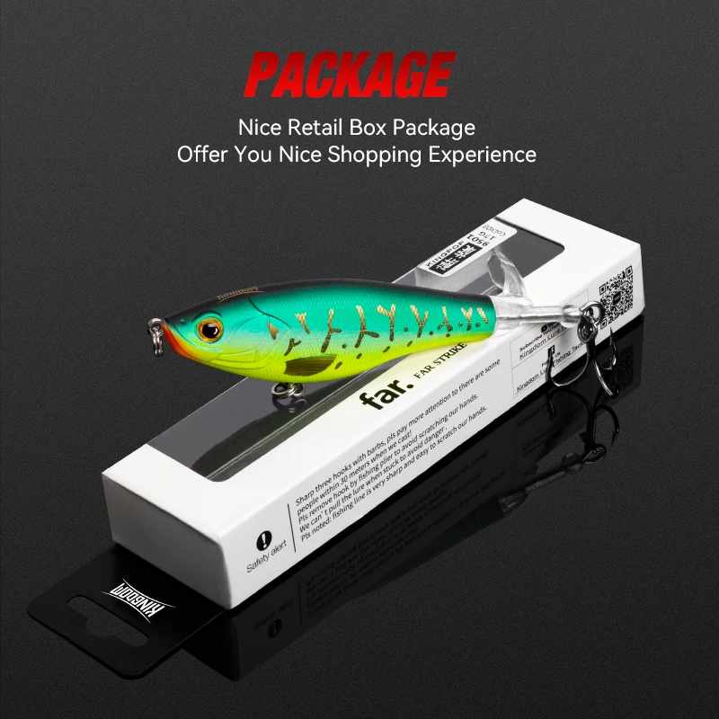 キングダムトップウォーター釣りルアー 11 グラム 17 グラム