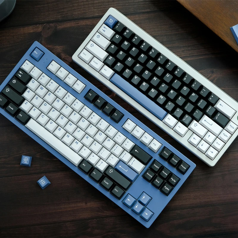Teclas Conjunto Aifei Ícone Gmk Ártico Keycaps Abs Duplo Tiro Tampas de Chave Perfil Cereja Keycap para 61 64 68 84 87 96 980 104 253