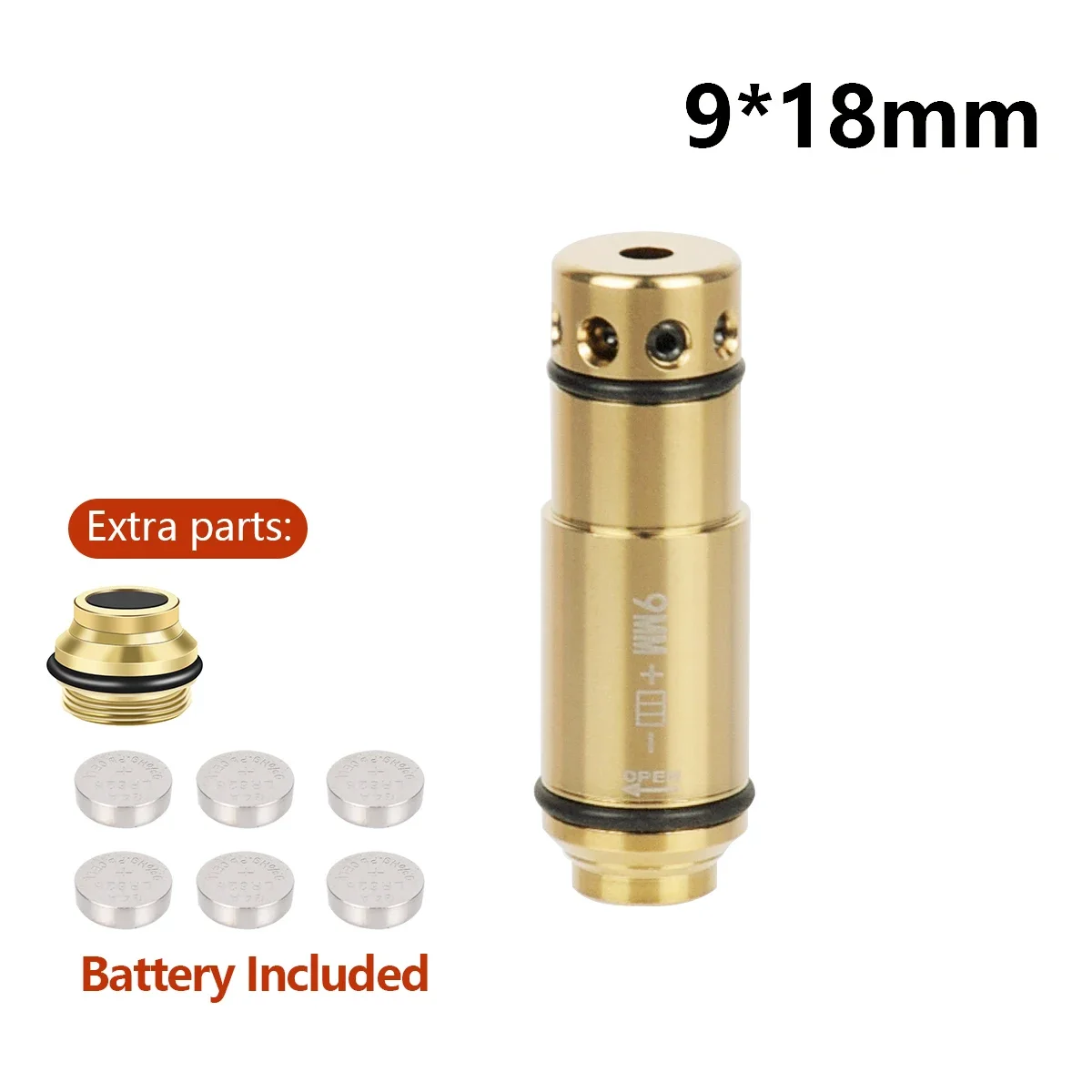 Dry Fire Laser Trainer 9mm/.40S&W/.38SPL/.223Rem Laser Trainer Cartridge Switch Cover Laser Training Bullet Breech Cover Tail Switch Accessories dry fire laser trainer laser sight red dot laser sight laser bore sight