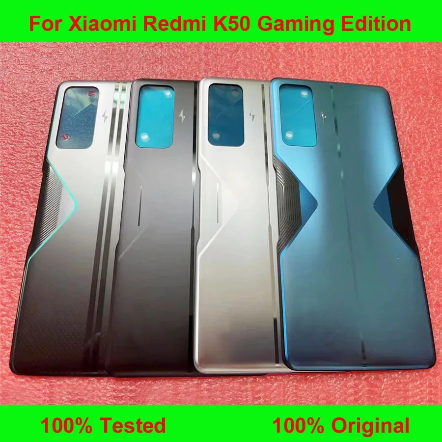 

Original For Xiaomi Redmi K50 Gaming Edition Battery Cover Back Glass Housing Door Rear Case With Adhesive