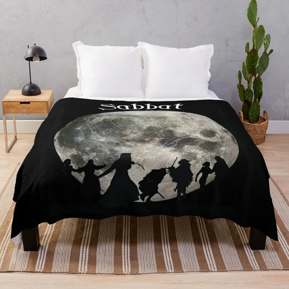 

Sabbat Throw Blanket Sofa Quilt Summer Bedding Blankets Cute Blanket Plaid Retro Blankets