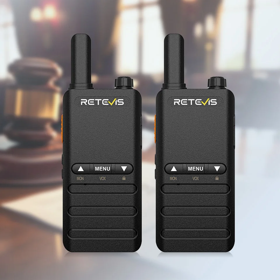Retevis B3B B63B 15 mm ultradünnes Mini-Walkie-Talkie Typ C Charge VOX Walkie-Talkies PMR446 Professionelles tragbares Funkgerät – Detail 9