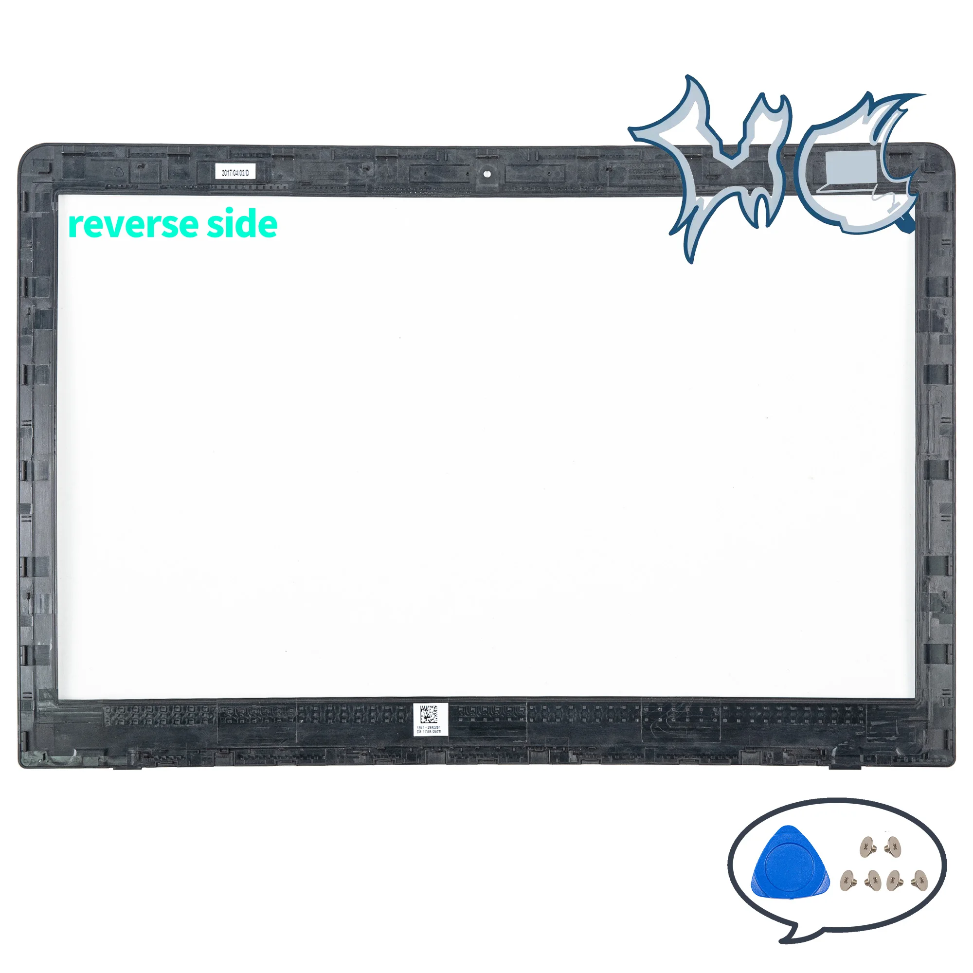 N580 NX580 N580G X580V N580V N580VD X580VE X580VD N580VE LCD 뒷면 커버/베젤 경첩 용 플라스틱 하우징 케이스 금/회색 교체