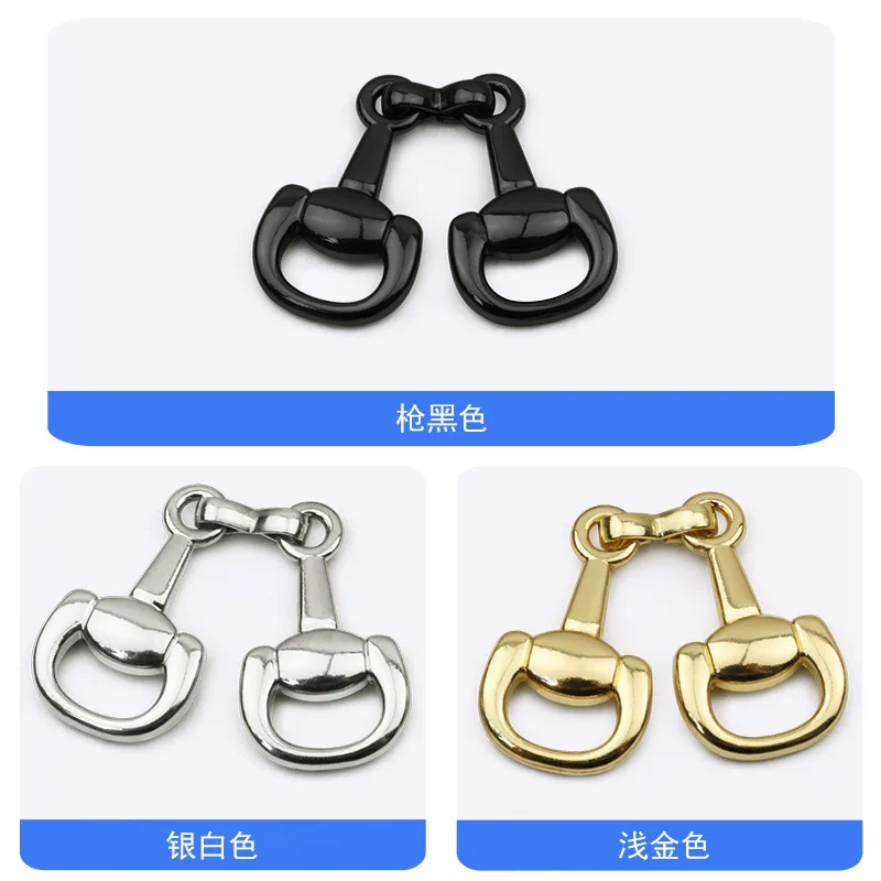 10pcs Metal Clasp Bags Strap Buckles DIY Key Chain Hook Collar Carabiner Snap Split Ring Bag Part Accessories Wholesale